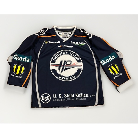 HC Košice Hockey Jersey Size Small US STEEL Skoda Slovnaft Rare